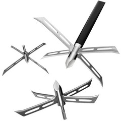 3PCS 200Gr Fixed Blade Broadheads for Turkey Hunting – Stainless Steel Arrow Tip
