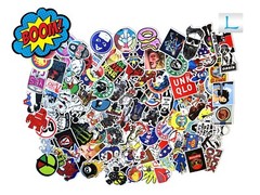 100 Random Skateboard Stickers Vinyl Laptop Luggage Decals Dope Sticker Lot Mix