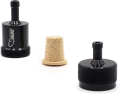 Billet Aluminum Universal 1/4 Sintered Bronze In-Line Fuel Filter for Motorcycle