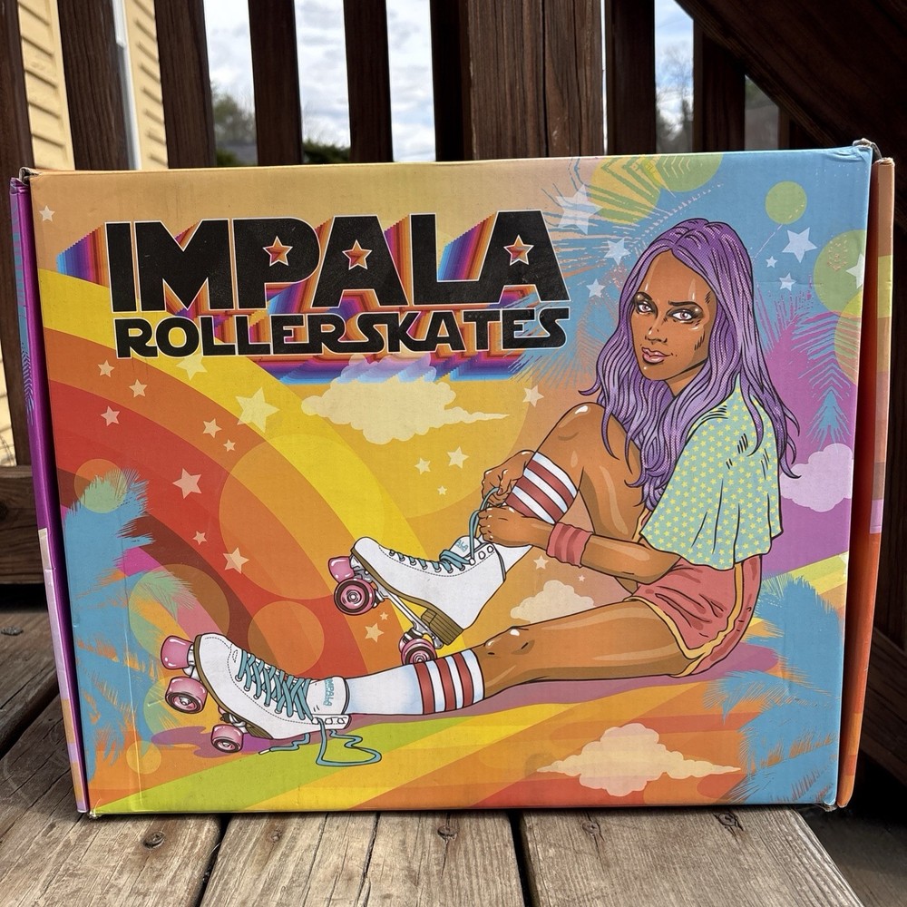 Impala Quad Roller Skates, Size – 8 – Pastel Fade -NEW IN BOX