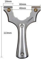 Stainless Steel Slingshot Suitable for Outdoor Sports Durable and Easy to Grip