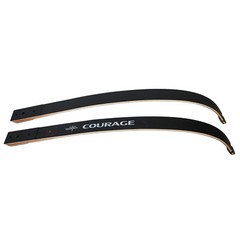 Courage Takedown Recurve Archery Bow Limbs Only Black – Pair