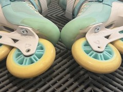 PowerSlide Swell 100 Inline Skates Blue Moon Women’s Size 6.5 EU 37 Used