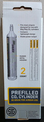 Three Sig Sauer CO2 Prefilled Cartridge 90 Gram – AC-90-2