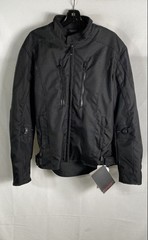 BILT Men’s Evolution Motorcycle Jacket Black Textile Water Resistant Armor NWT M