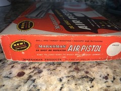 Vintage Marksman Repeater .177 BB, Darts Cal Air Pistol W/ Original Box, Manual