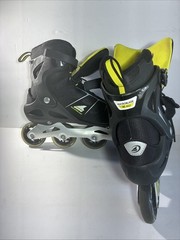 Rollerblade Macroblade 80 ALU Men’s Fitness Inline Skates – Black/Lime, Size 11