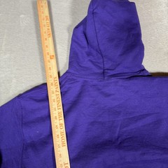 Thrasher Magazine Hoodie Mens M Purple Flames Logo Skateboard Hooded Sweatshirt