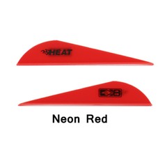 Heat Vane 50pk Bohning Arrow Fletching Mix Red Blue White Green Yellow Orange ++