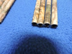 Carbon Max Hunter Arrow Shafts with Fletching and Nocks Redhead Mixed Lot of 12