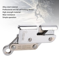 Rope Grab Self Locking Anti Fall Climbing Alloy Steel Tree Arborist Equipment