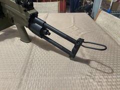 Cybergun x FN M249 MINIMI «Featherweight» Airsoft Machine Gun W/ A&K 1500rd Box