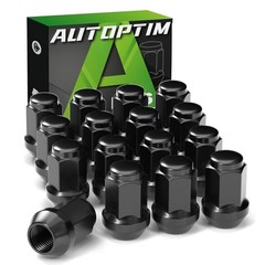 16PCS ATV Lug Nuts – Replacement for Polaris Ranger XP M12x1.5 Black Hex