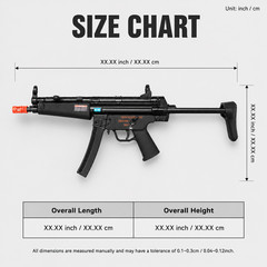 AirGrix WE-Tech Apache A3 GBB Airsoft SMG w/ Mag
