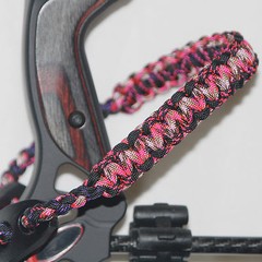 Red white blue Bow wrist Bling Sling FREE SHIP Mathews patriotic