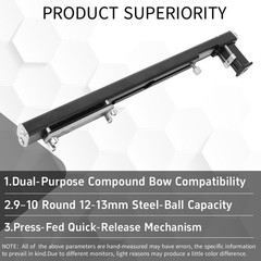Quick Mount Ball Beads Tool Marbles Archery Dual-use Compound Bow Taregt Hunt