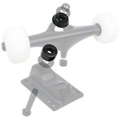Skateboard Longboard Truck Replacement Bushings Hard 98a 4-Pack (for 2 trucks)