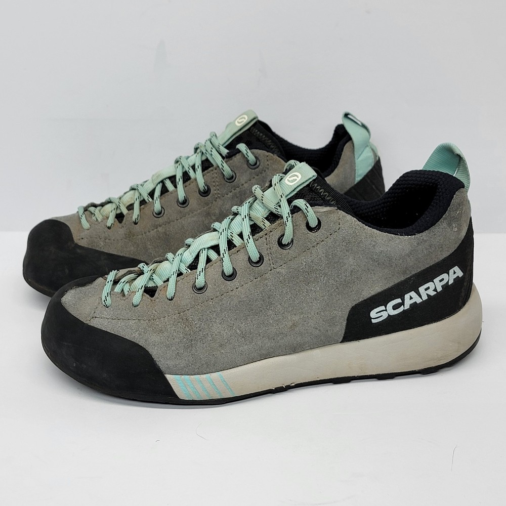 Scarpa Gecko WMN Water Resistant Suede Hiking Shoe Men Size 6 Womens Size 7