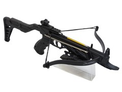KingsArchery Crossbow Pistol Self-Cocking 80LBS Archery Bow Aluminum Arrow Hunt