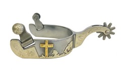AJ Tack Sweet Iron Praying Cowboy Spurs – Mens