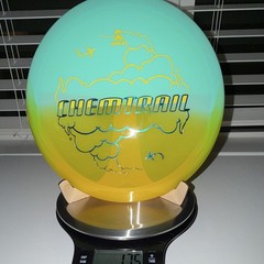 Doomsday Discs Chemtrail Disc Golf Disc 174g Blue/Yellow Blue Yellow