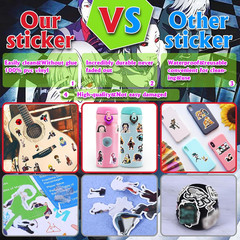 Anime Stickers Mixed Pack,300Pcs Mixed with Classic Anime Theme Sticker
