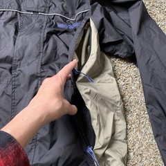 Women’s Riding Jacket Windbreaker Size Large Black Tan Vented Mountain Horse