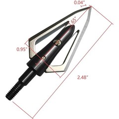 Archery 100 Grain Hunting Broadheads Arrowheads Arrow Heads Tips for Shooting