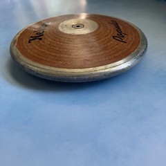 Nelco Popular Laminated Wood Competition/Olympic 1K Discus-Vintage, Great Shape!
