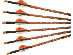 Ravin Crossbow Arrows With Orange Nocks 400grain (.003″) 6 Pack Model # R138