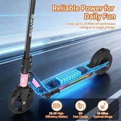 250W Electric Scooter For Adults 12MPH 10 Mile Range 7.5″ Tubeless Tires Scooter