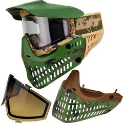 JT Palm Tree Proflex Goggle w Clear & Bronze Gradient Lens + Brown Bottom