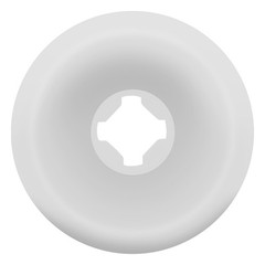 Santa Cruz SLIME BALLS BULLET RIOT VOMITS Skateboard Wheels 60mm 97a WHITE