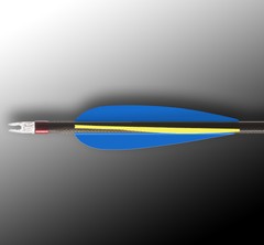 FFP-418 Target/Hunting Vanes – Flex-Fletch, 17 Colors – 36 pack