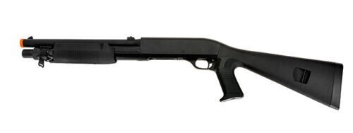 320 FPS Airsoft Gun Double Eagle DE M56A Pump Action Tri-Shot Spring Shotgun