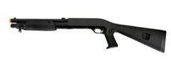320 FPS Airsoft Gun Double Eagle DE M56A Pump Action Tri-Shot Spring Shotgun