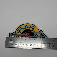 Vintage Skate Stickers Black Label Crutch Skateboarding 5-4.5” & 5-2” Lot Of 10