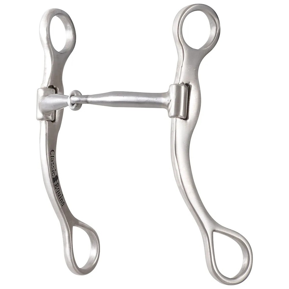 Classic Equine BitLogic Performance Snaffle Long Shank Bit – 5” Mouth, 7 1/2”