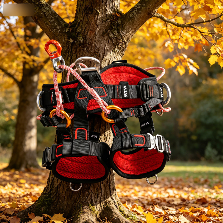 Arborist Tree Climbing Saddle Half Body Harness Fall Protection Equipment