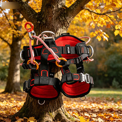 Arborist Tree Climbing Saddle Half Body Harness Fall Protection Equipment
