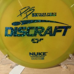 Discraft Paige Pierce Nuke ESP 173-4g Yellow Green