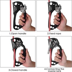 Climbing Outdoor Mountaineering Tree Arborist Climbing Rappelling Equip for 8…