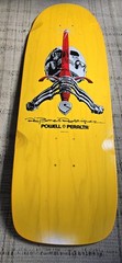 Powell Peralta Skull And Sword Ray Bones Rodriguez Skateboard Deck Rare Colorway