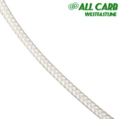 1/8in × 500ft Nylon Solid Braid Rope High UV Abrasion Resistance Industrial