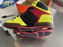 Osiris NYC 83 red ,black &yellow skateboarding shoes #skateboarding #y2k