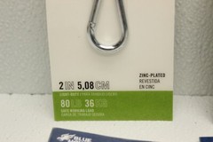 LOT OF 10 Blue Hawk 2in Spring Snap Quick Link 80lb Zinc-Plated 0656922 656922