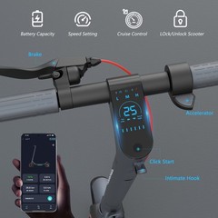 500W Electric Scooter Adult 50KM Range 10» Tire E-Scooter Commuter 25km/h APP