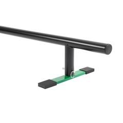 Adjustable Height 99″ Round Grind Rail Skate Rail Skateboard Ramp for Scooters