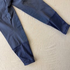 Ovation Womens Blue Equestrian Riding Breeches Knee Patch Pants Size 32R