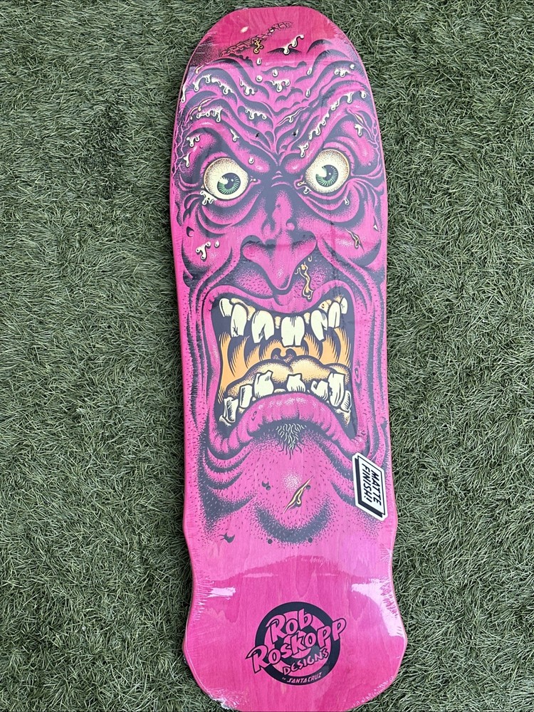 Santa Cruz 11116423 Rob Roskopp 2021 Reissue Skateboard 9.5in X 31in